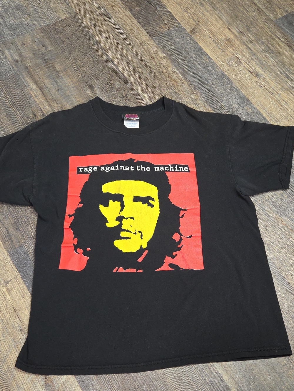 Vintage 1990s Rage Against The Machine Black Short-Sleeve Graphic Tee